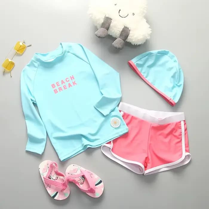 Maillot de bain à manches longues pour fille