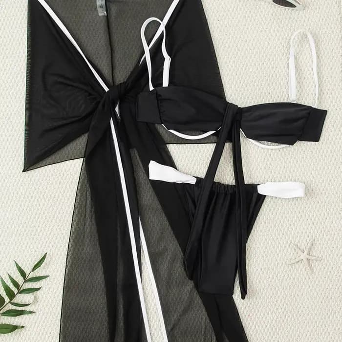 Maillot de bain trois pièces pour femmes