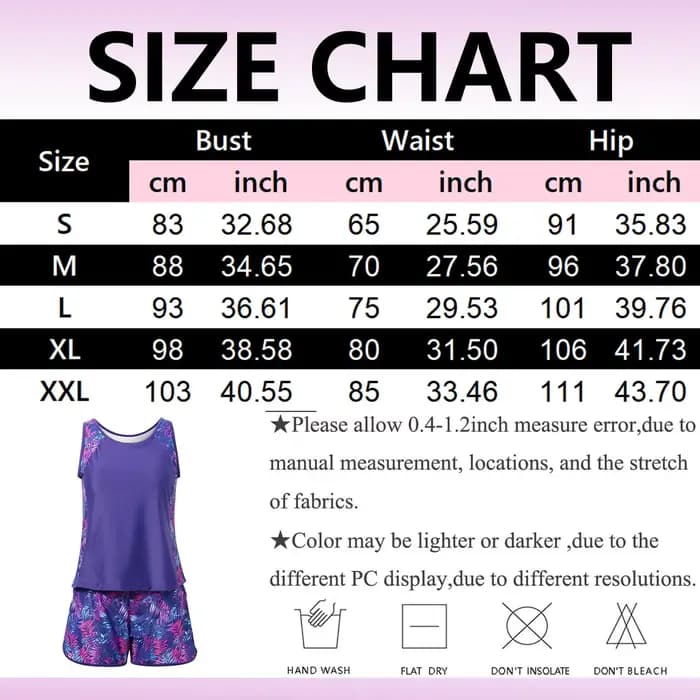 Maillot de bain tankini pour femme