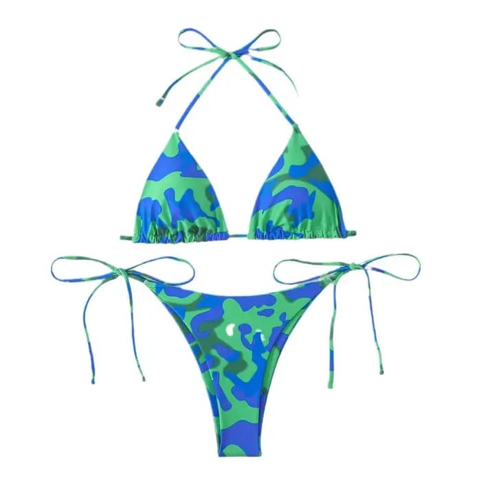 Maillot de bain brésilien deux pièces pour femme, bikini rembourré, maillot de bain femme, baigneur, baigneur imbibé, maillot de bain femme, 5 couleurs