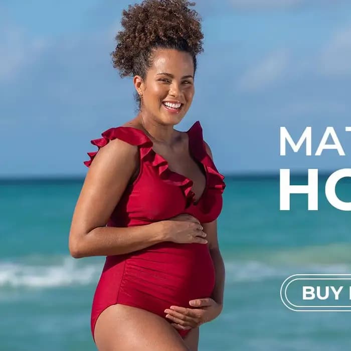Femmes maternité maillots de bain enceinte une pièce maillot