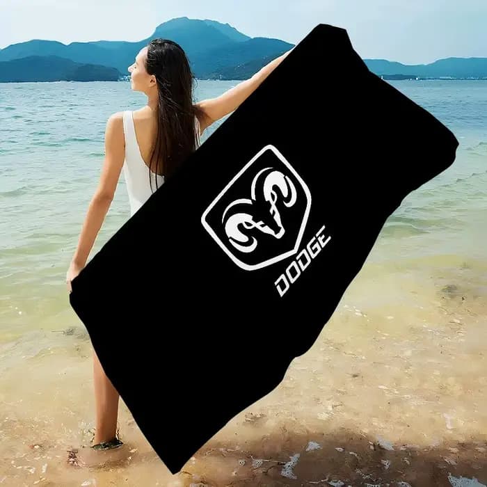 D-Dodges Serviette de plage colorée pour fille