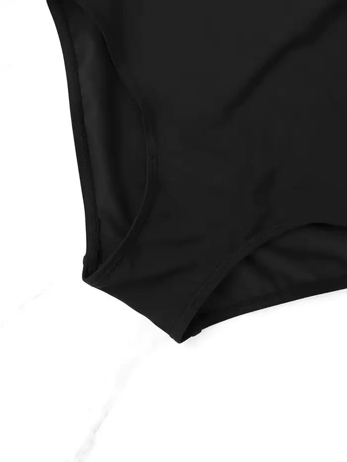 Maillot de bain une pièce zippé pour femme