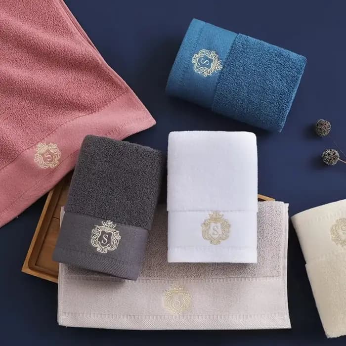 Serviettes de bain en coton pour la salle de bain – Deux tailles