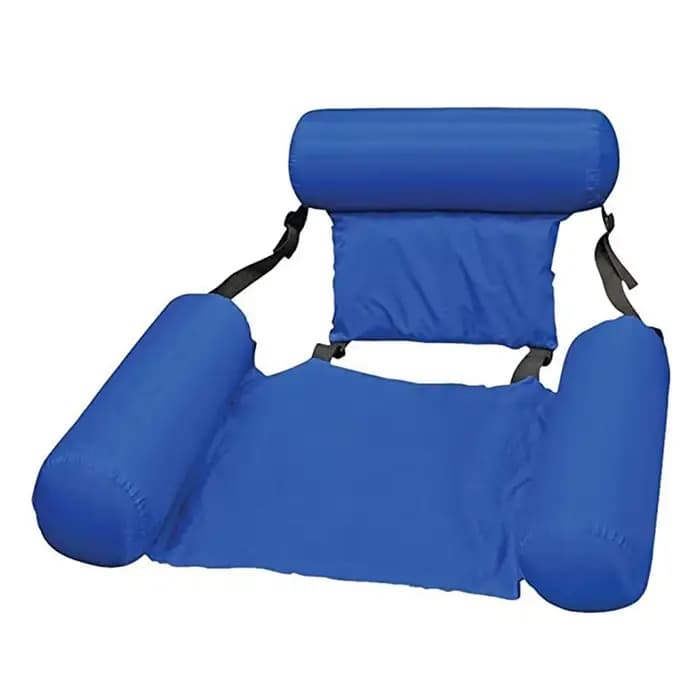 Matelas d'eau gonflable pliable 1 pièce, flotteur de piscine, hamac, chaise longue, accessoire de sport aquatique pour la plage