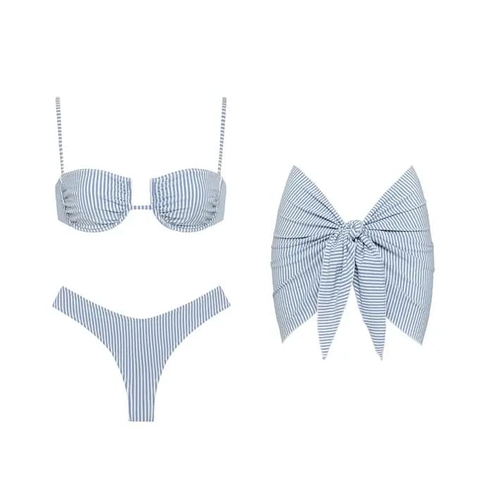 Maillot de bain une pièce licou avec couverture pour femmes