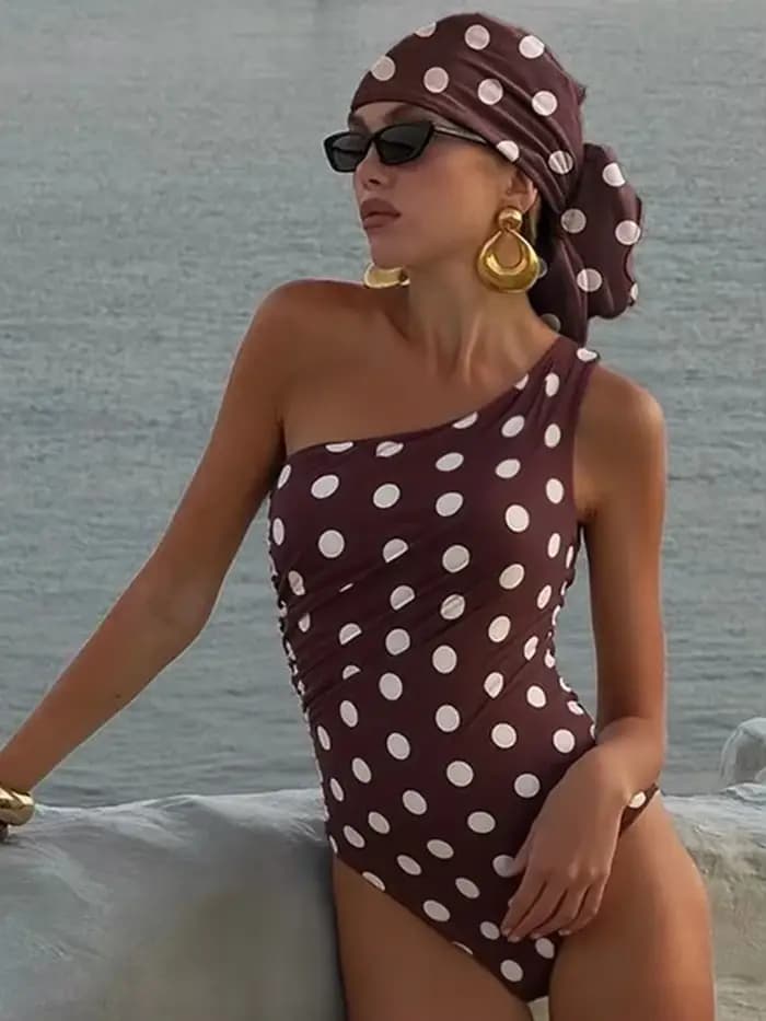 Maillot de bain sexy taille haute pour femmes