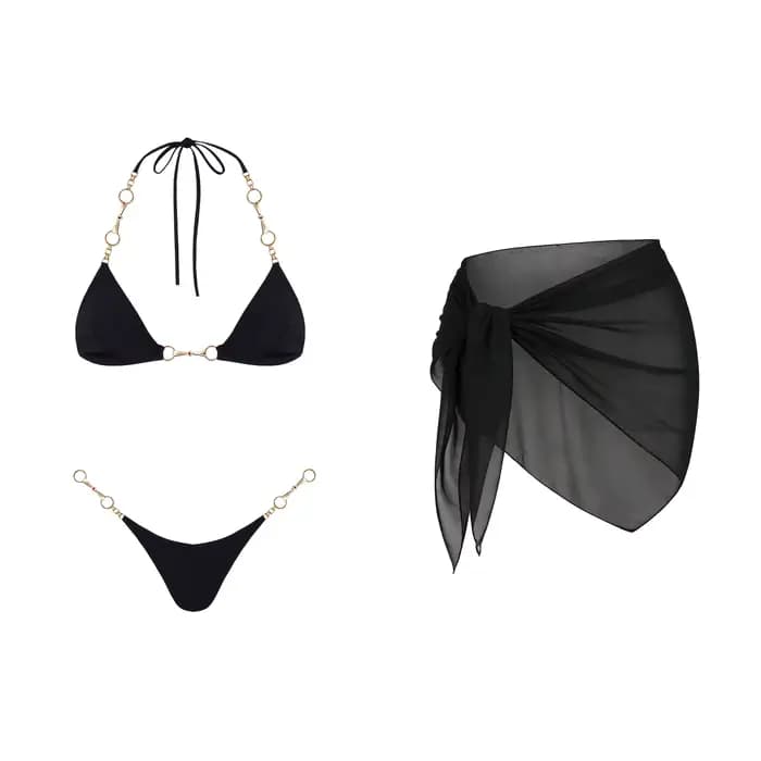 Maillot de bain bikini avec jupe