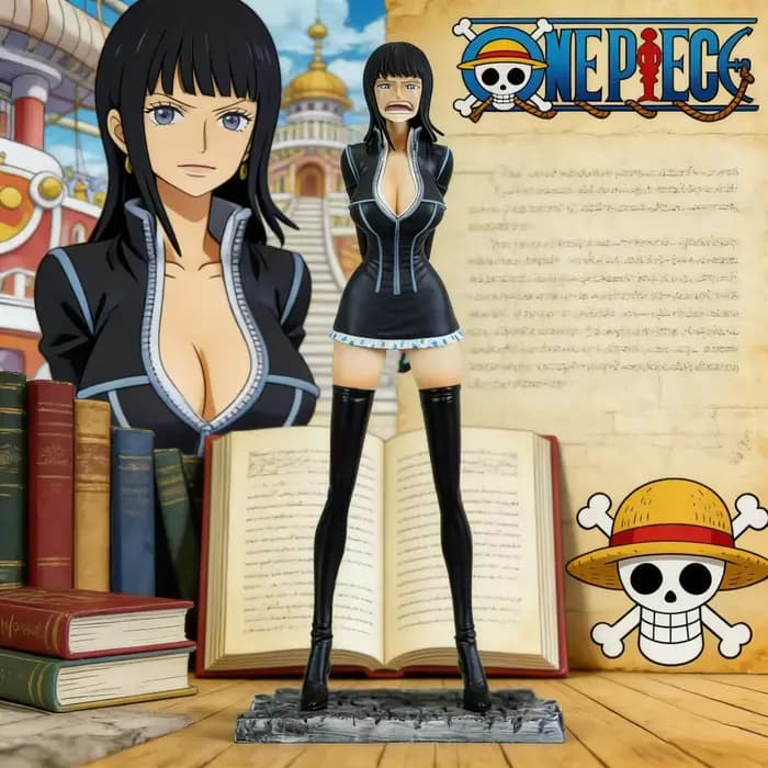 Anime une pièce Nico Robin figurine 26 cm/10.24 pouces PVC Justice île Robin figurines Collection modèle ornement jouet pour cadeaux