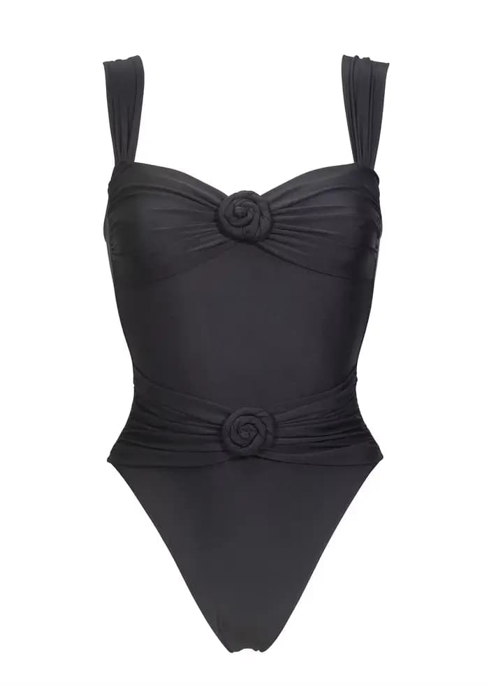 Maillot de bain une pièce beige à la mode