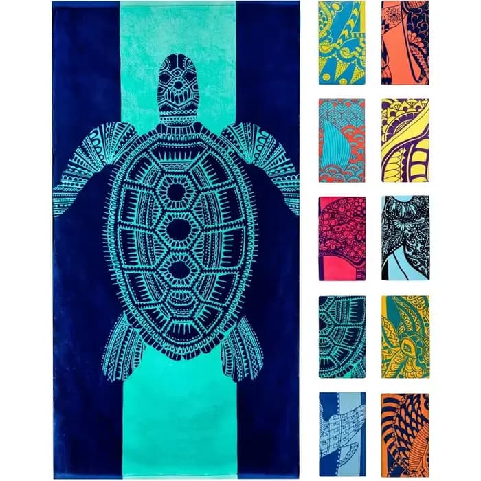 Serviettes de plage Turtle Lobster