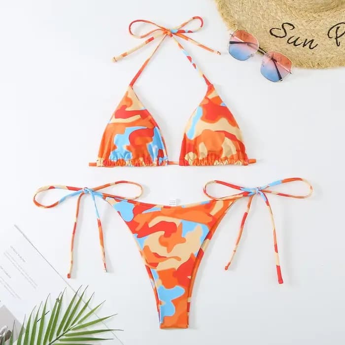 Maillot de bain brésilien deux pièces pour femme, bikini rembourré, maillot de bain femme, baigneur, baigneur imbibé, maillot de bain femme, 5 couleurs