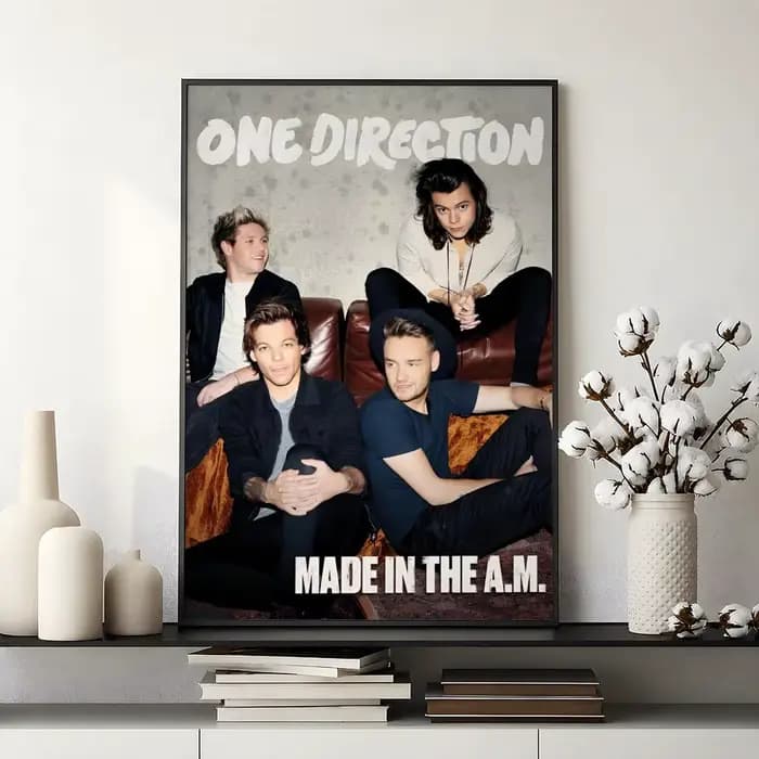 Affiche de la groupe One Direction 1D, imperméable, HD, moderne, à coller, décoration murale, chambre à coucher, salon, dortoir, bureau