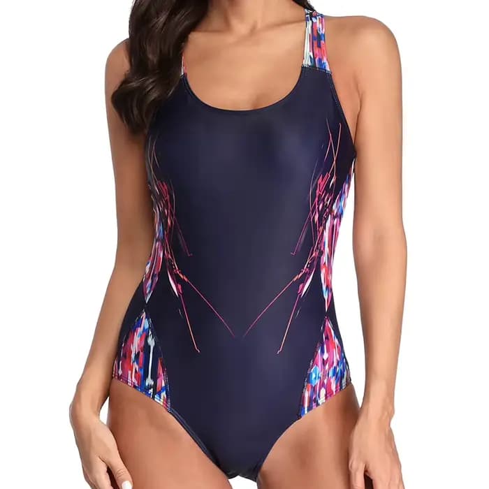 Maillot de bain une pièce imprimé pour femme