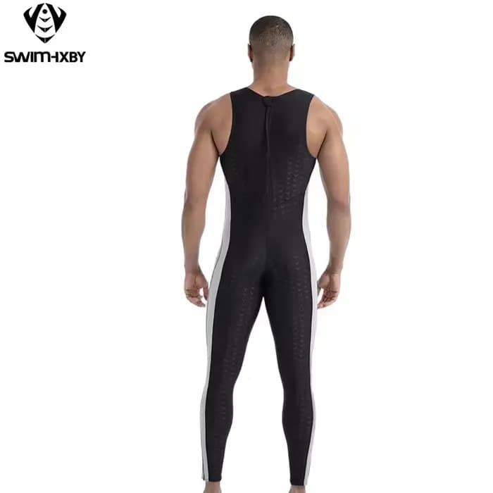 Maillot de bain de compétition sans manches pour hommes