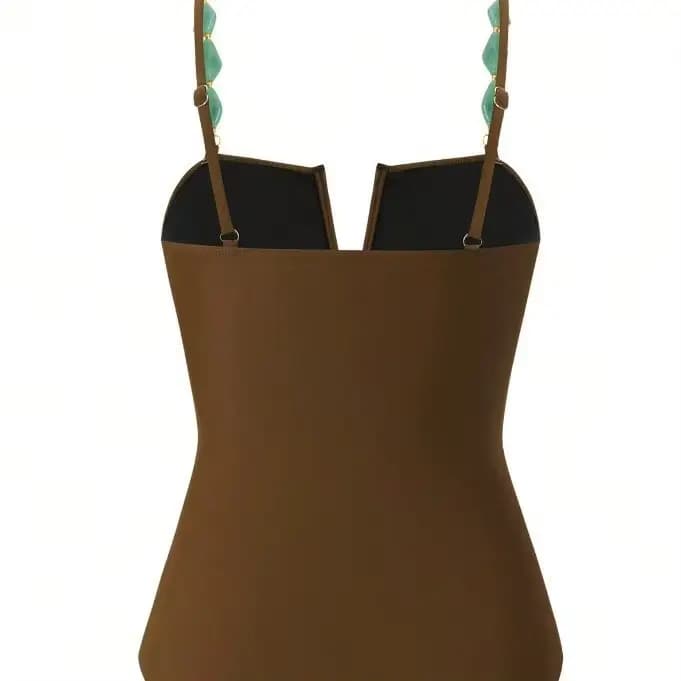 Nouvelle Collection 2026 : Maillot de Bain Une Pièce Amincissant avec Robe de Plage Intégrée pour Femme – Haute