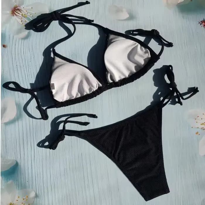 Maillot de bain à lacets pour femmes