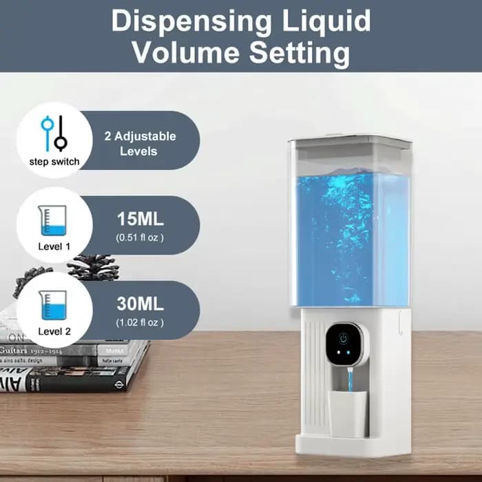2026 nouveau distributeur de bain de bouche pour salle de bain, distributeurs de bain de bouche intelligents de 700ML, distributeur de bain de bouche automatique mural