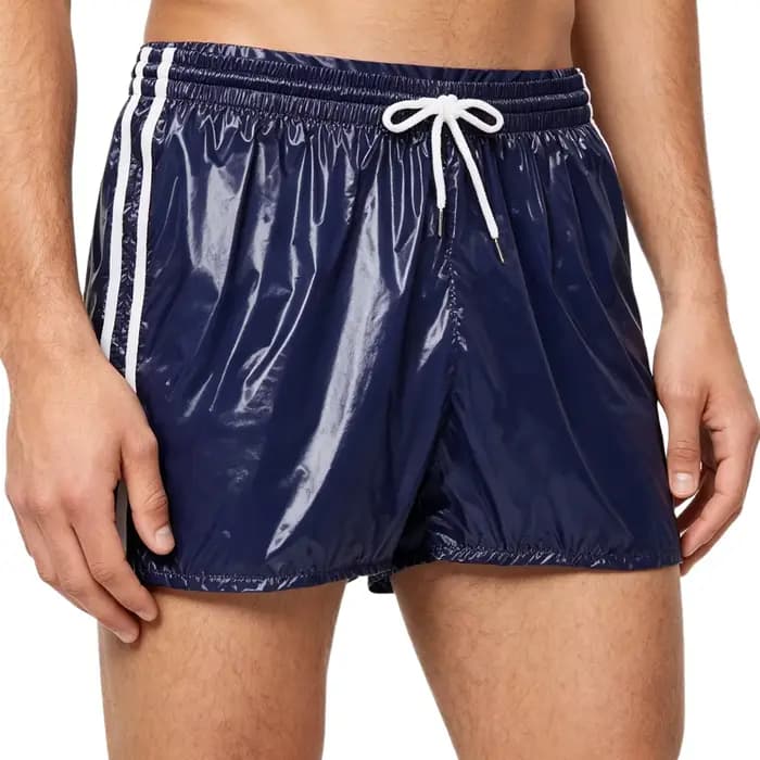 Shorts de bain imperméables pour hommes, shorts d'entraînement avec cordon de serrage, taille élastique, boxers pour la lutte, la gym, les sports aquatiques, la natation