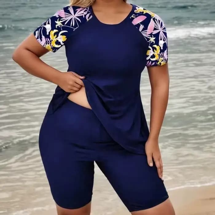 Maillot de bain deux pièces grande taille pour femme