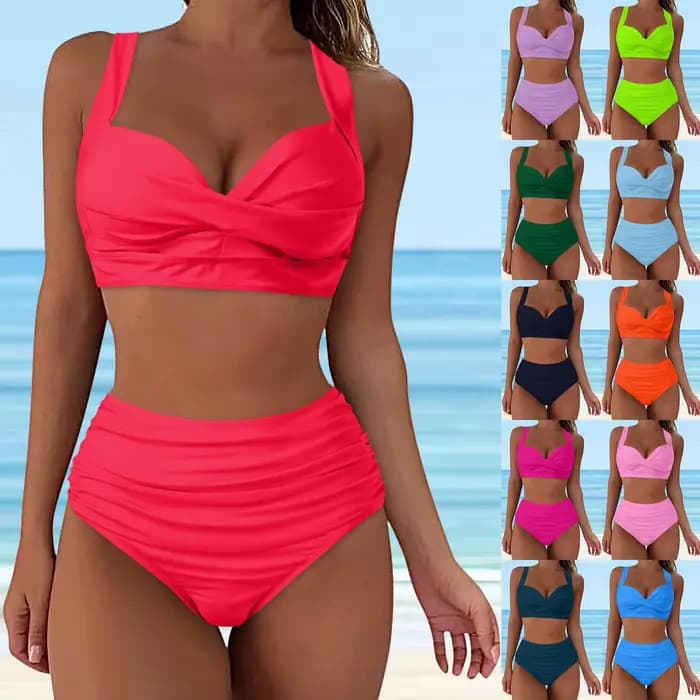 Maillot de bain bikini deux pièces pour femme