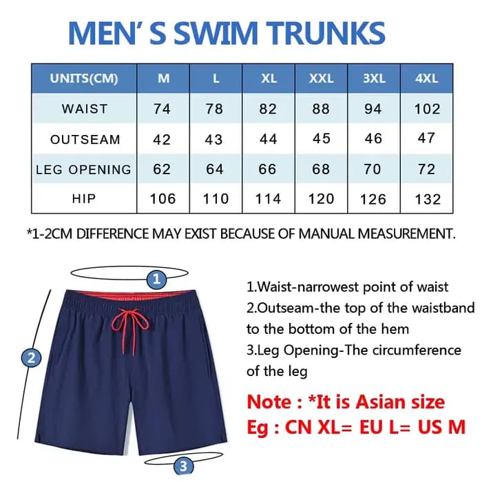 Escatch-Short de Natation Respirant pour Homme, Bermuda Masculin, Taille artificiel astique, Doublure en Maille avec Poche, Mode dehors, Été, Marque