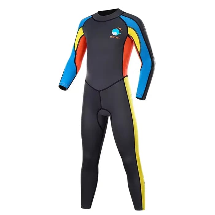 SBART-Combinaison de Plongée en Néoprène Trempé pour Enfants, Garçons et Bol, Garde au Chaud, Maillot de Bain une Pièce, Manches sulf, Protection UV, 2mm