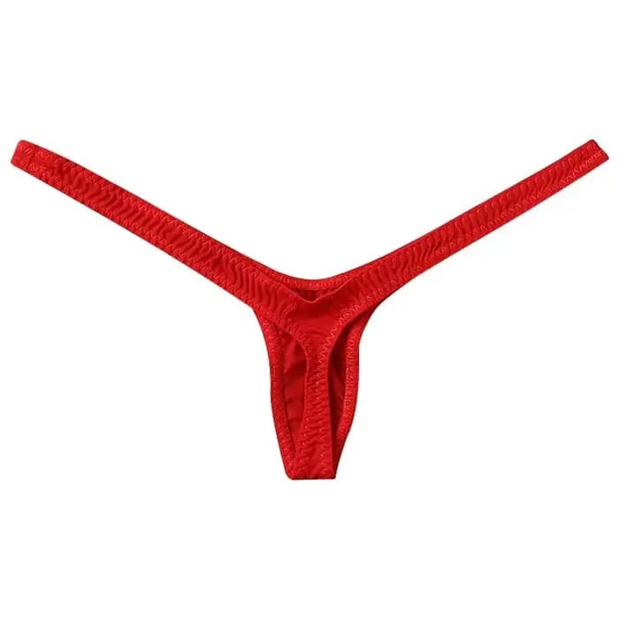 String pour femme taille basse, mini, sexy, micro bikini, culotte féminine