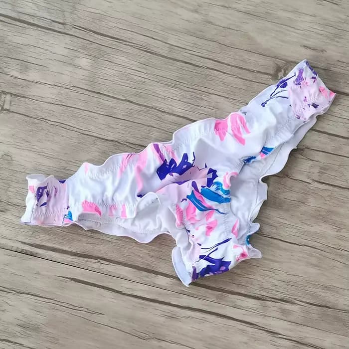 Maillot de bain brésilien imprimé effronté pour femme