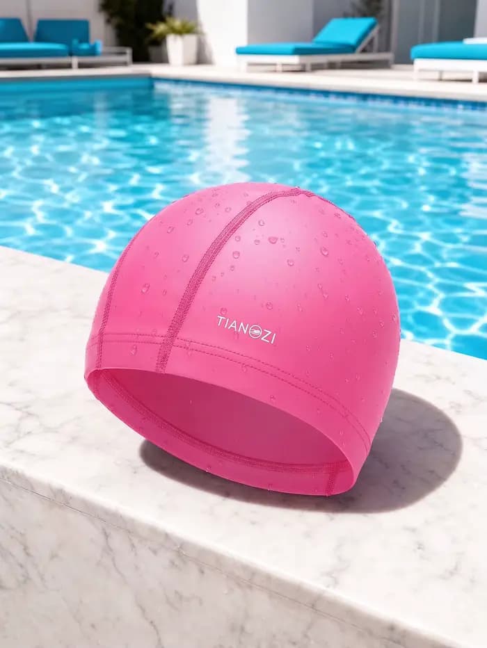 Bonnet de bain uni pour adultes
