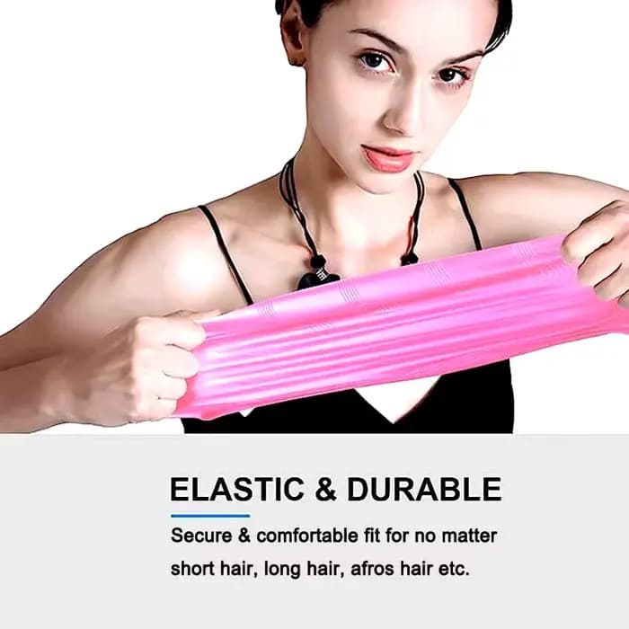 DIZETION Bonnet de bain imperméable à haute élasticité Protection des oreilles Grand