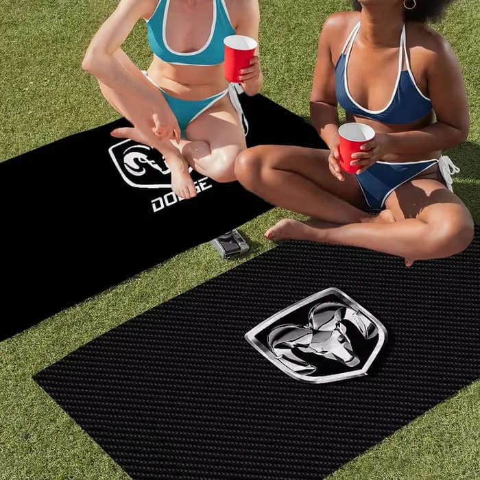 D-Dodges Serviette de plage colorée pour fille