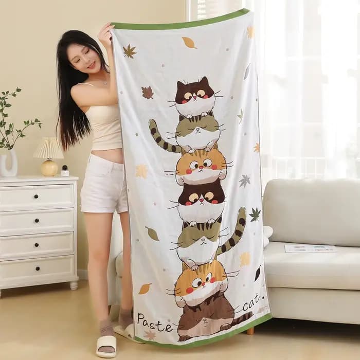 Serviette de bain en coton