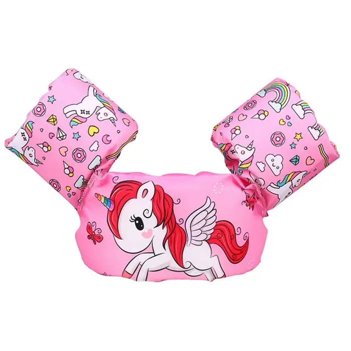 Accessoire de piscine : Gilet de natation d'apprentissage et brassards de flottabilité en mousse, meilleurs que les bouées gonflables
