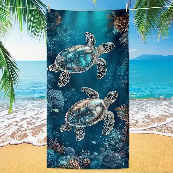 Serviette de plage Saint Barth Summer Paradise