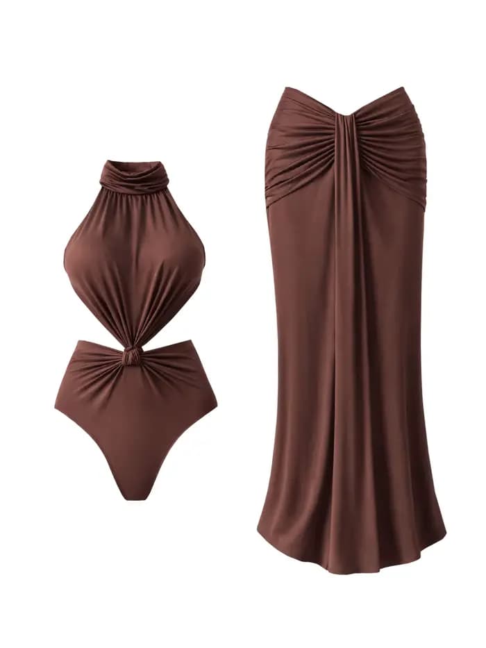 Maillot de bain une pièce de luxe pour femme