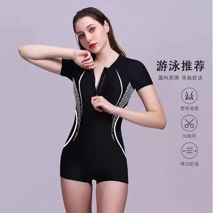 Maillot de bain à manches courtes pour femme