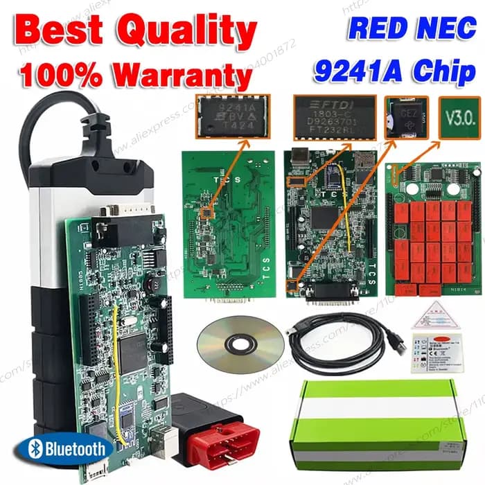 Outil de diagnostic VCI pour VD VCI-150e CDP Unlimited 2021.11 avec Keygen Vd Tcs Cdp Pro Plus Scanner OBD2 pour voitures et camions