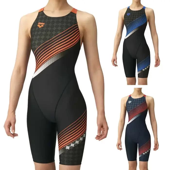 Maillot de bain une pièce Powerskin 2023 pour femme, longueur genou, résistant, séchage rapide, respirant, pour le surf, les sports nautiques et la course