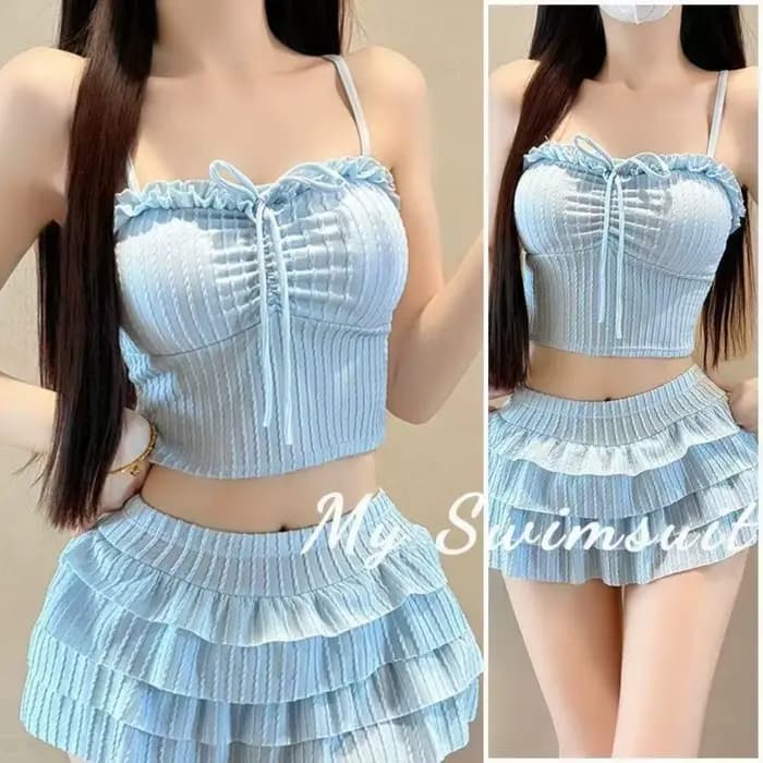 Maillot de bain rétro français à fleurs