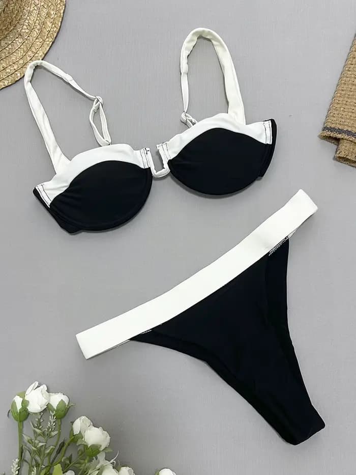 Maillot de bain deux pièces sexy pour femmes