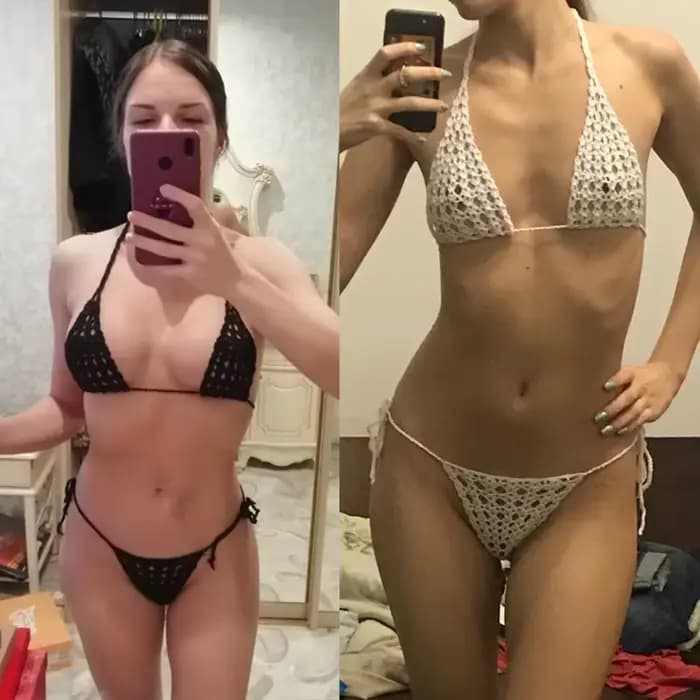 Mini ensemble de Bikini au Crochet fait à la main pour femmes, Micro Bikini Sexy de styliste, maillot de bain pour plage, Spa, bain de soleil, ajustement extrême