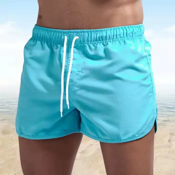 Shorts de bain pour hommes, séchage rapide, respirants, avec cordon de serrage et poches, pour le surf, la plage et l'été