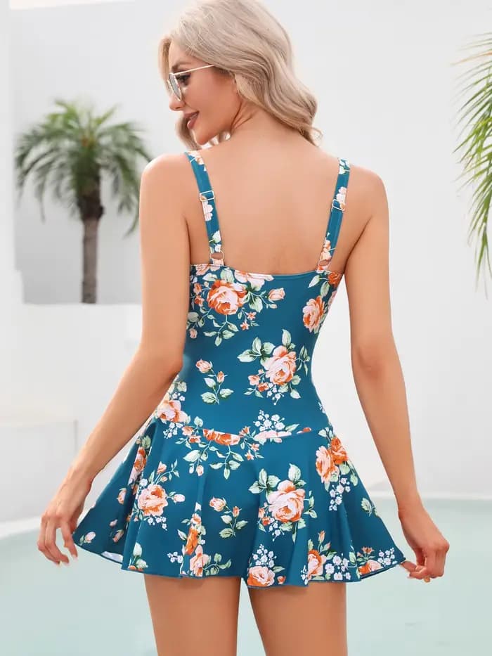 Maillot de bain Vintage une pièce pour femmes