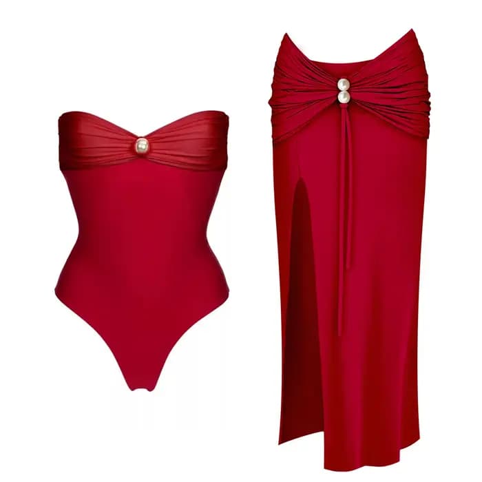Maillot de bain une pièce 2026 avec cache-maillot tendance, maillot de bain femme, maillot de bain noir, combinaison de bain, tenue de plage