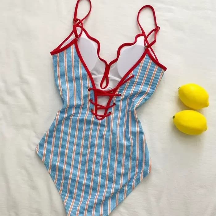 Bikini taille haute Y2K pour femmes, maillot de bain deux pièces, couleur unie, coupe ajustée, doux,