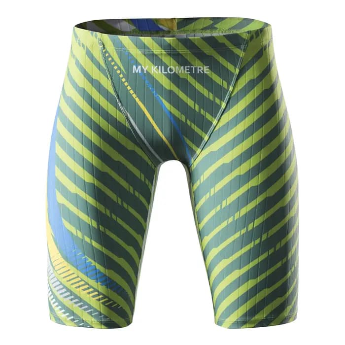 Short de bain pour hommes, short de natation professionnel pour athlètes, maillot de bain durable à