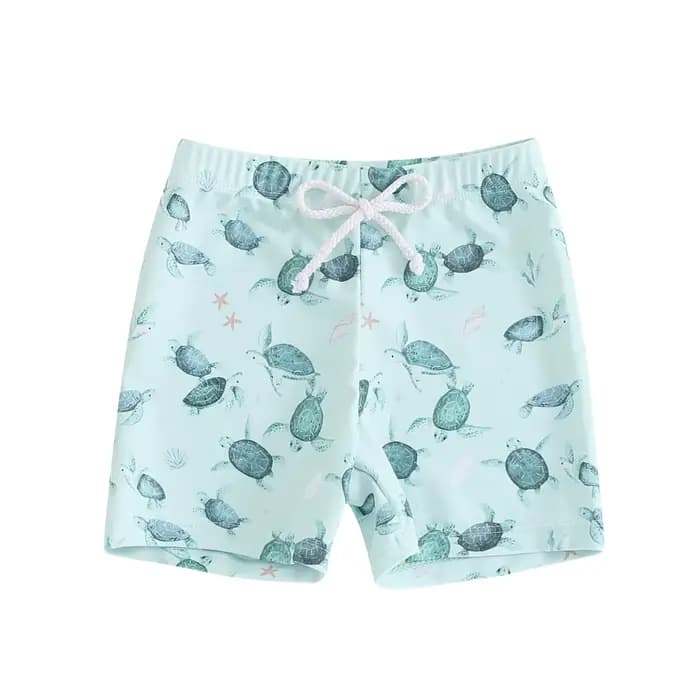 Shorts de bain pour bébés garçons de 0 à 4 ans, imprimé requin, extensibles, à séchage rapide, maill