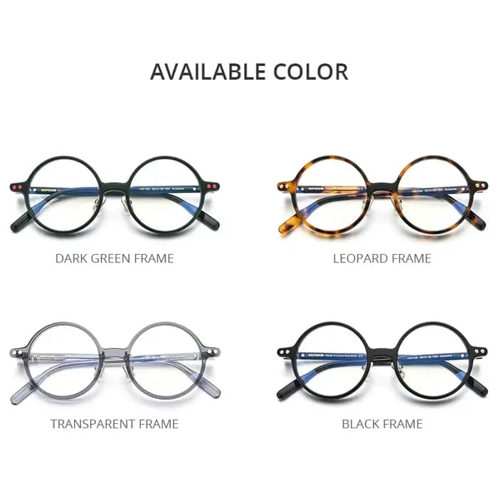 HEPIDEM acétate lunettes cadre hommes marque concepteur rond femmes Nerd lunettes japonais à la main