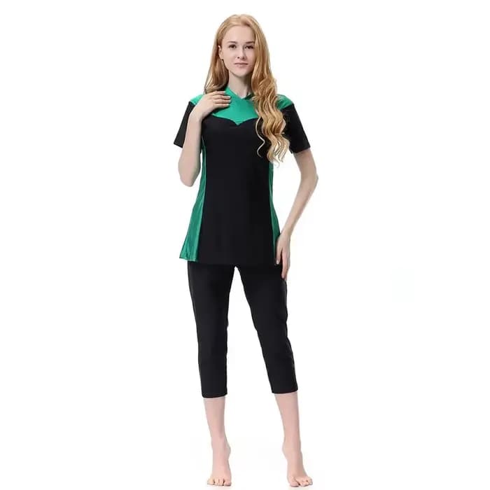 Maillot de bain Burkini islamique pour femme, tenue de natation, voile, modeste, à la mode, ensemble